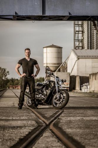 Tobias und seine Harley